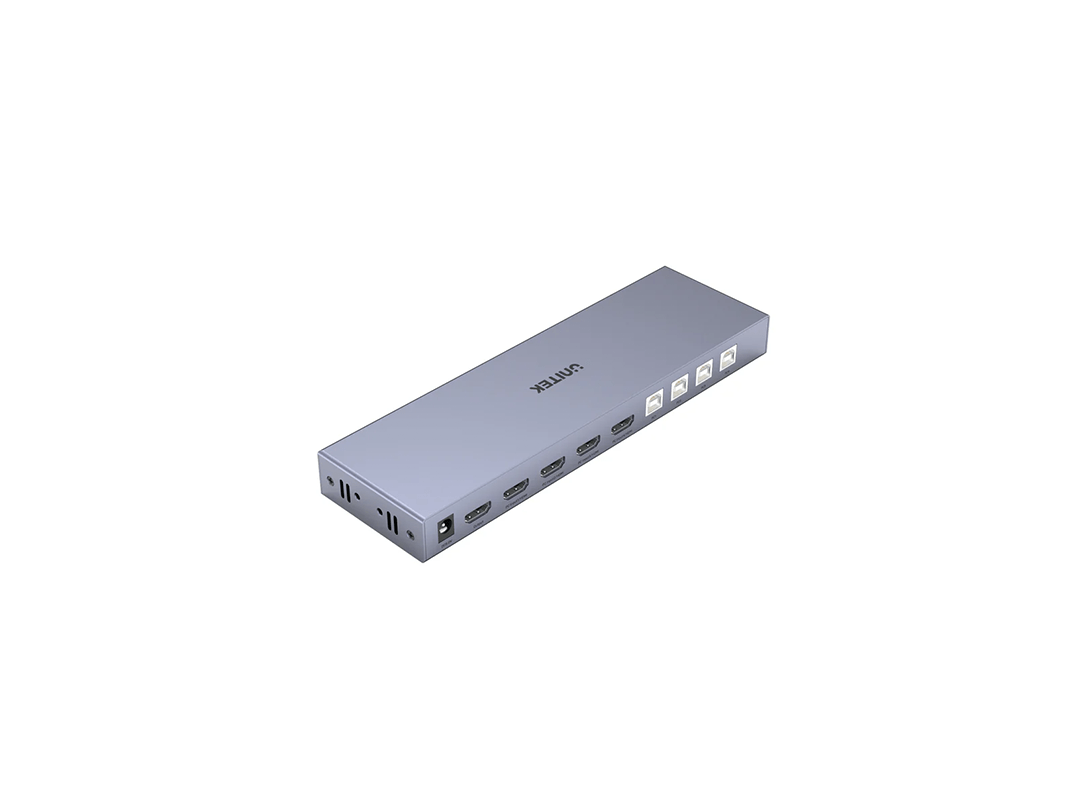 Unitek HDMI KVM Switch 4 In 1 Out in Qatar Unitek HDMI KVM Switch 4 In 1 Out in Qatar